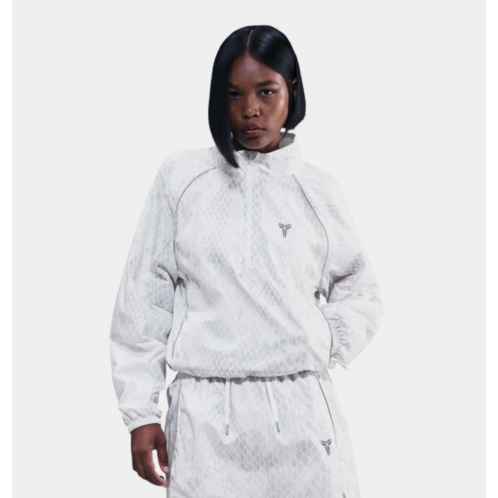 New NIKE Kobe Light Woven Zip Up XS Womens Jacket (White/Silver) IB2718-100